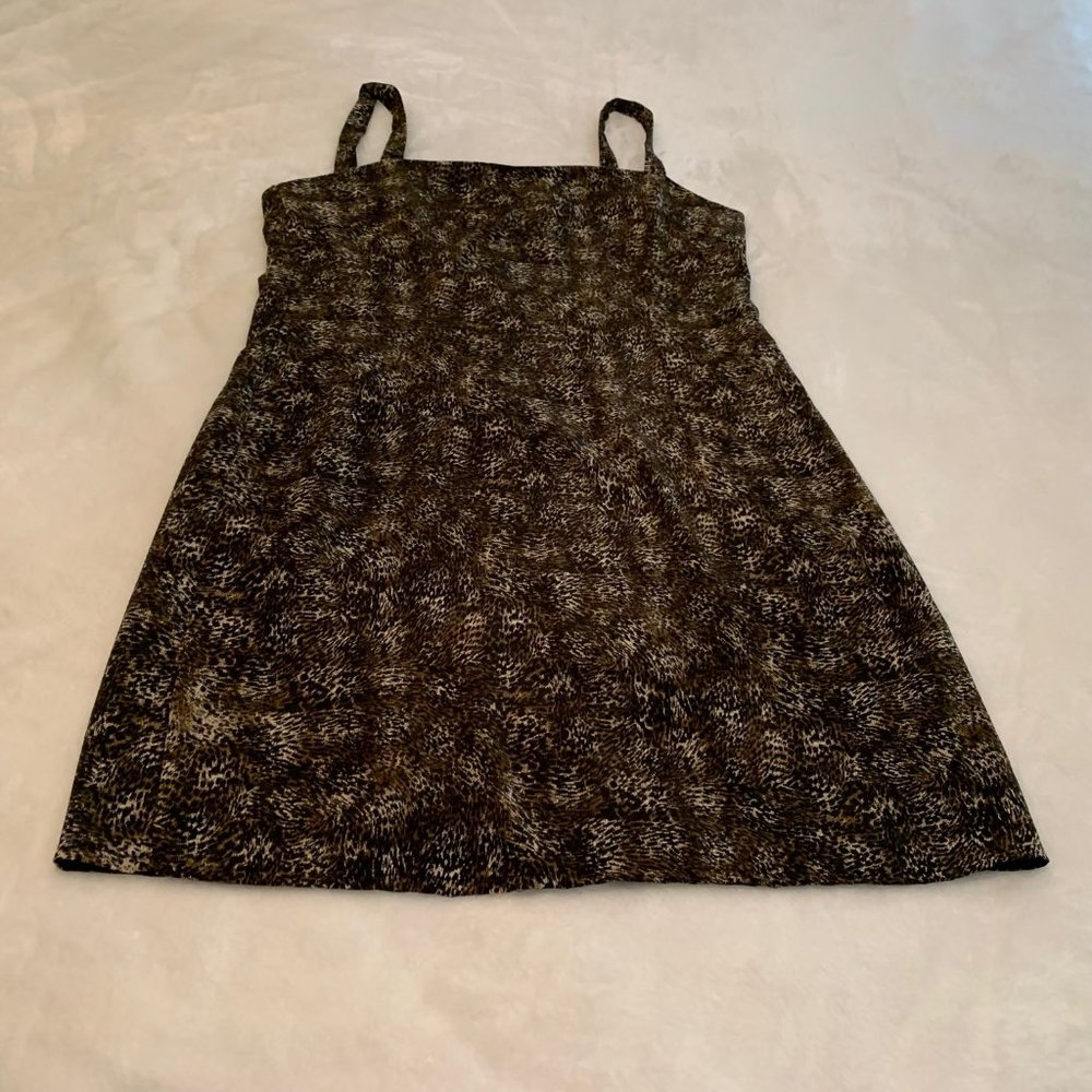 Russ Animal Print Sleeveless Thin Strap Sundress Size XL